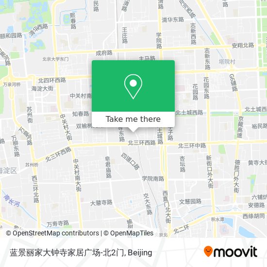 蓝景丽家大钟寺家居广场-北2门 map