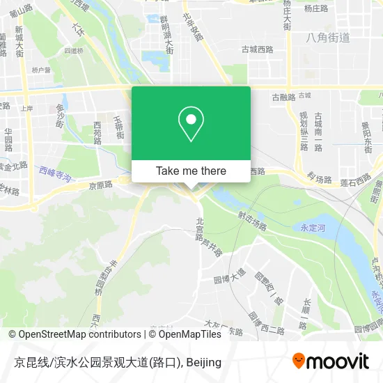 京昆线/滨水公园景观大道(路口) map