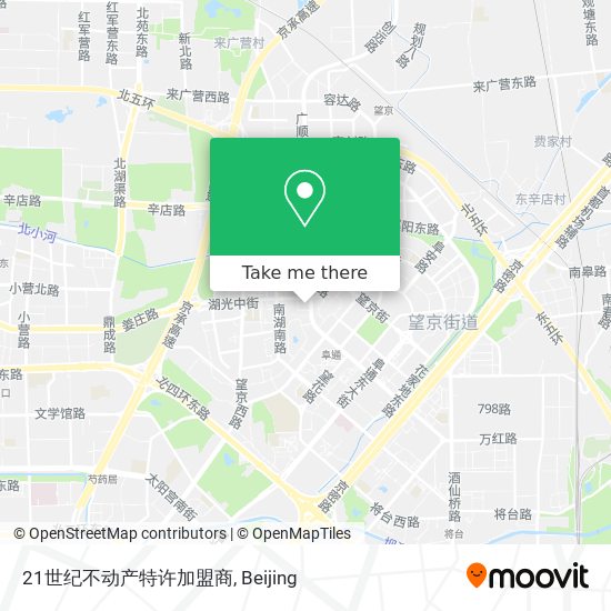 21世纪不动产特许加盟商 map