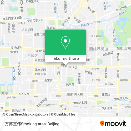 万博宣伟Smoking area map