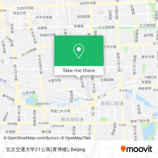 北京交通大学21公寓(青博楼) map