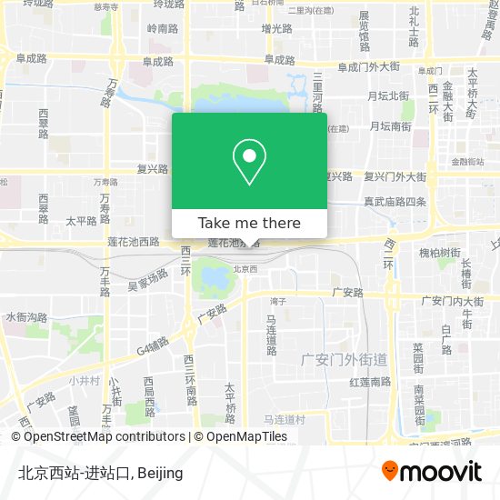 北京西站-进站口 map