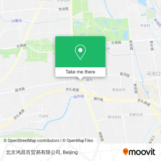 北京鸿昌百贸易有限公司 map