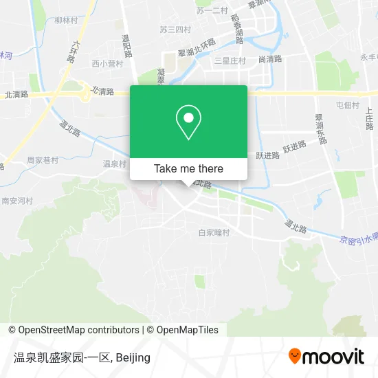 温泉凯盛家园-一区 map