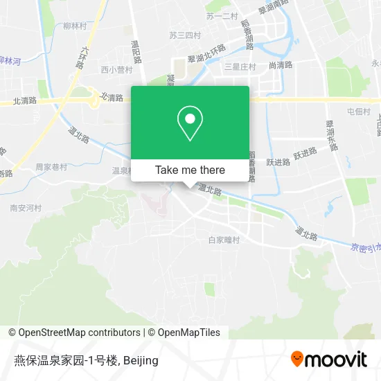 燕保温泉家园-1号楼 map