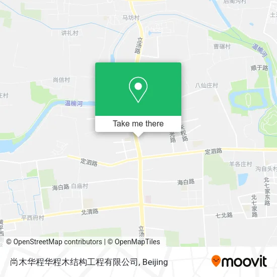 尚木华程华程木结构工程有限公司 map