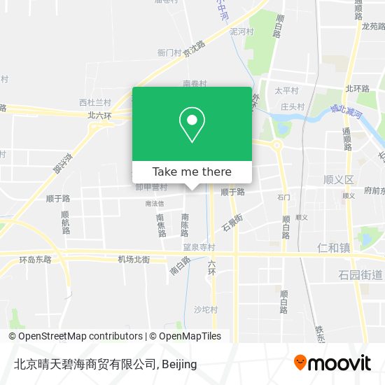 北京晴天碧海商贸有限公司 map