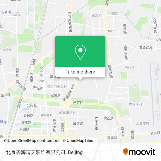 北京碧海晴天装饰有限公司 map