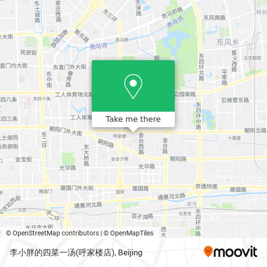 李小胖的四菜一汤(呼家楼店) map