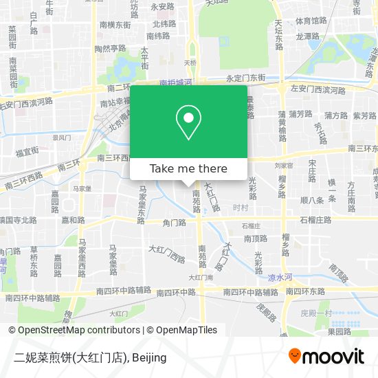 二妮菜煎饼(大红门店) map