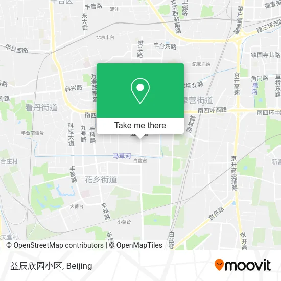益辰欣园小区 map