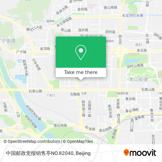 中国邮政党报销售亭NO.82040 map