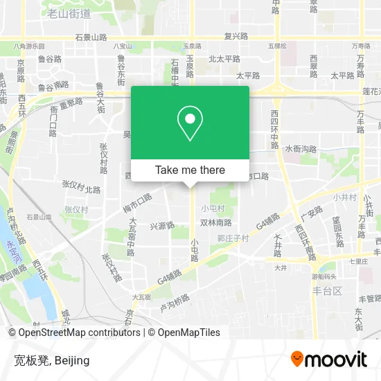 宽板凳 map
