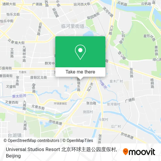Universal Studios Resort 北京环球主题公园度假村 map