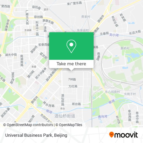Universal Business Park map