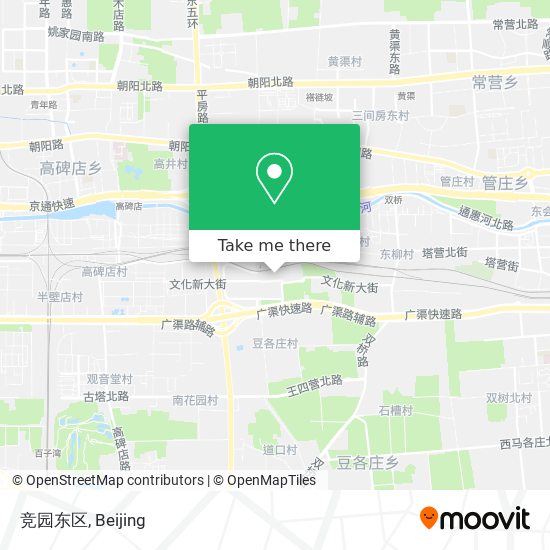 竞园东区 map