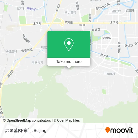 温泉墓园-东门 map