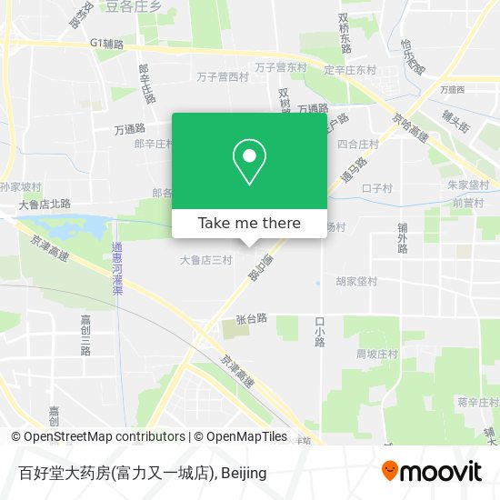 百好堂大药房(富力又一城店) map