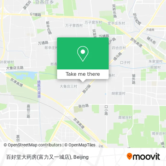 百好堂大药房(富力又一城店) map