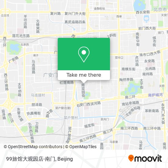 99旅馆大观园店-南门 map