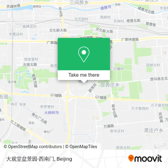 大观堂盆景园-西南门 map