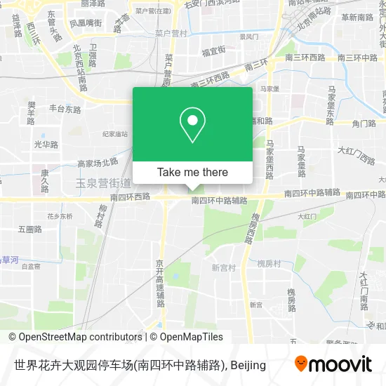 世界花卉大观园停车场(南四环中路辅路) map