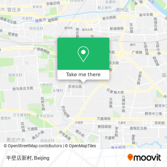 半壁店新村 map