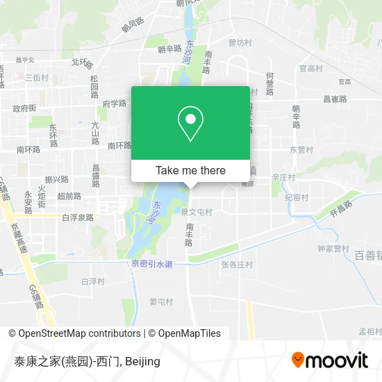 泰康之家(燕园)-西门 map