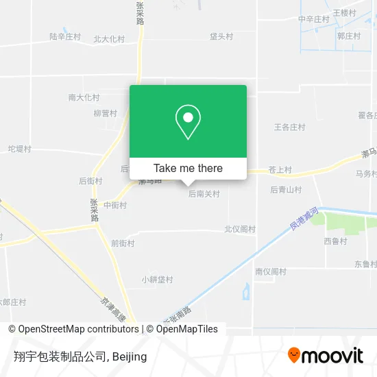 翔宇包装制品公司 map