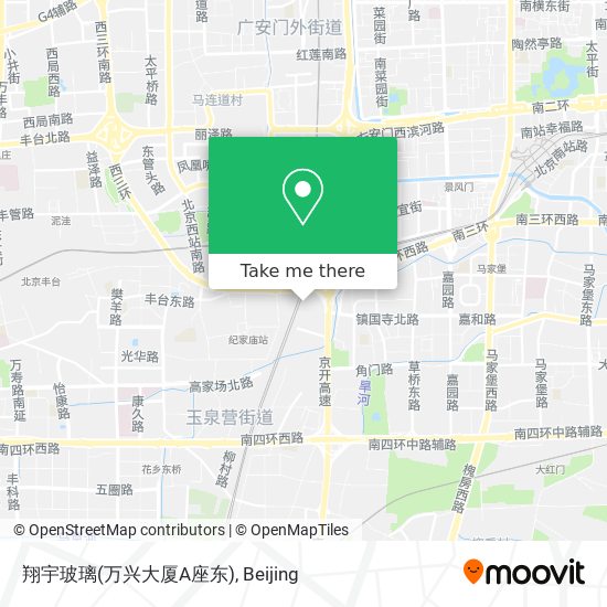 翔宇玻璃(万兴大厦A座东) map