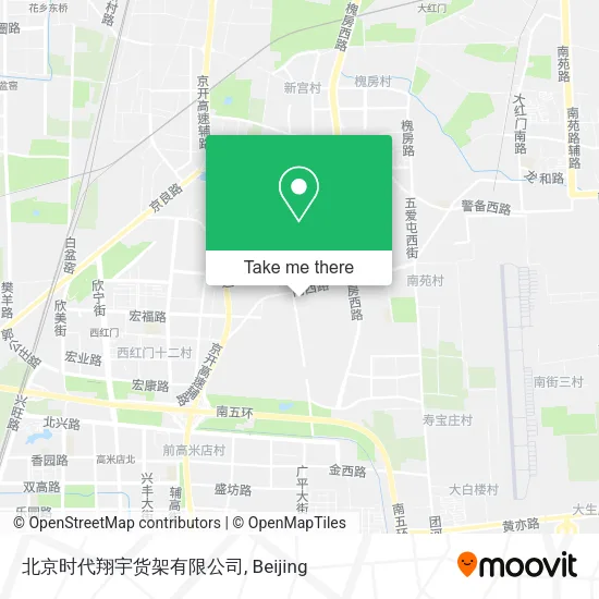 北京时代翔宇货架有限公司 map