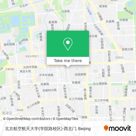 北京航空航天大学(学院路校区)-西北门 map