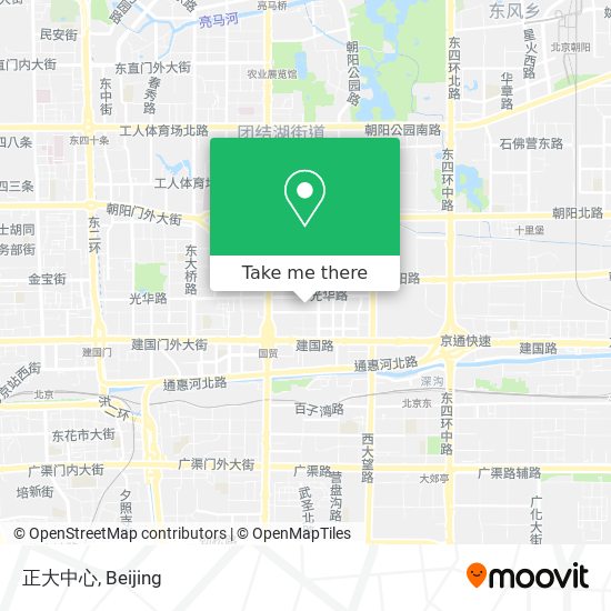正大中心 map