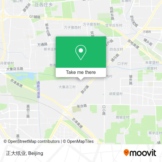 正大纸业 map