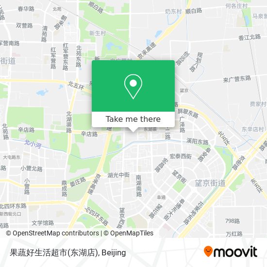 果蔬好生活超市(东湖店) map