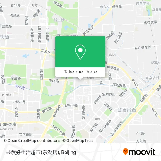 果蔬好生活超市(东湖店) map