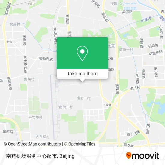 南苑机场服务中心超市 map