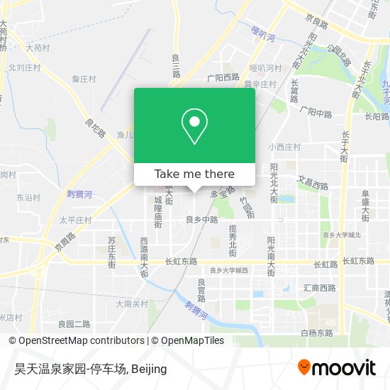 昊天温泉家园-停车场 map