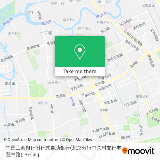 中国工商银行附行式自助银行(北京分行中关村支行丰慧中路) map