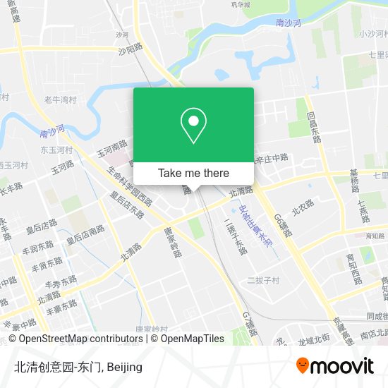 北清创意园-东门 map