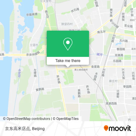 京东高米店点 map