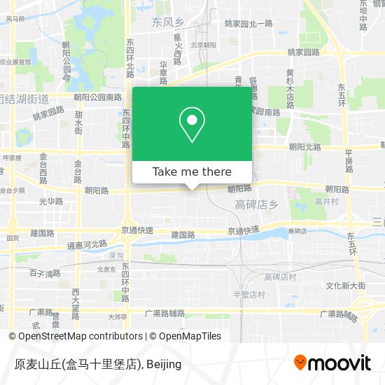 原麦山丘(盒马十里堡店) map