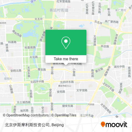 北京伊斯摩利斯投资公司 map