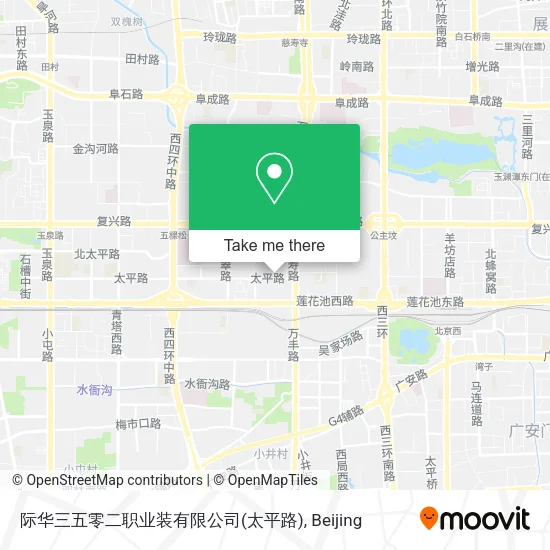 际华三五零二职业装有限公司(太平路) map