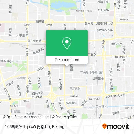 1058舞蹈工作室(爱都店) map