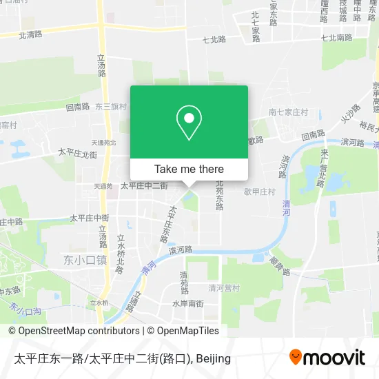 太平庄东一路/太平庄中二街(路口) map