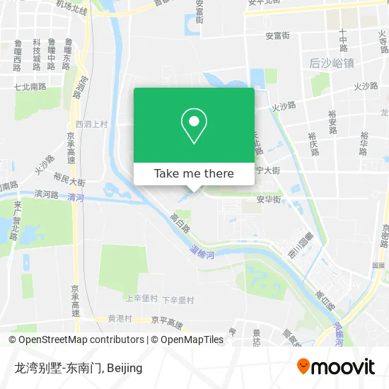 龙湾别墅-东南门 map