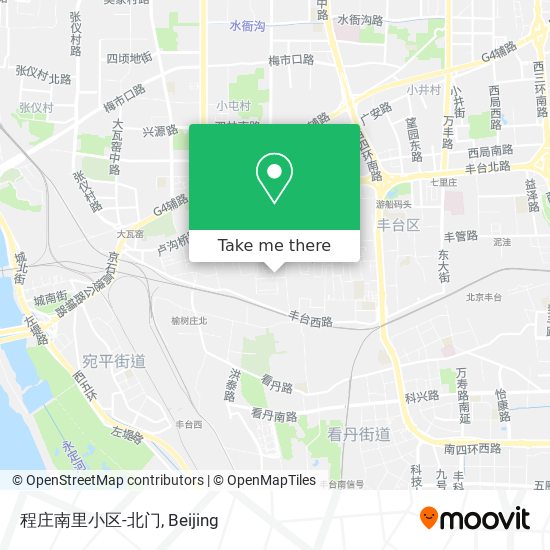 程庄南里小区-北门 map