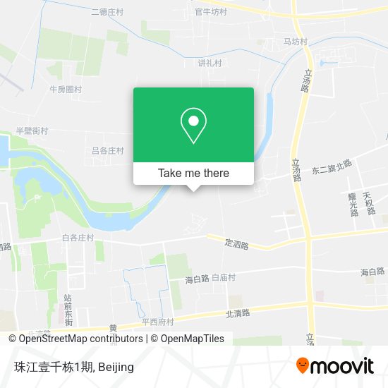 珠江壹千栋1期 map