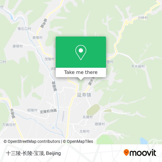 十三陵-长陵-宝顶 map